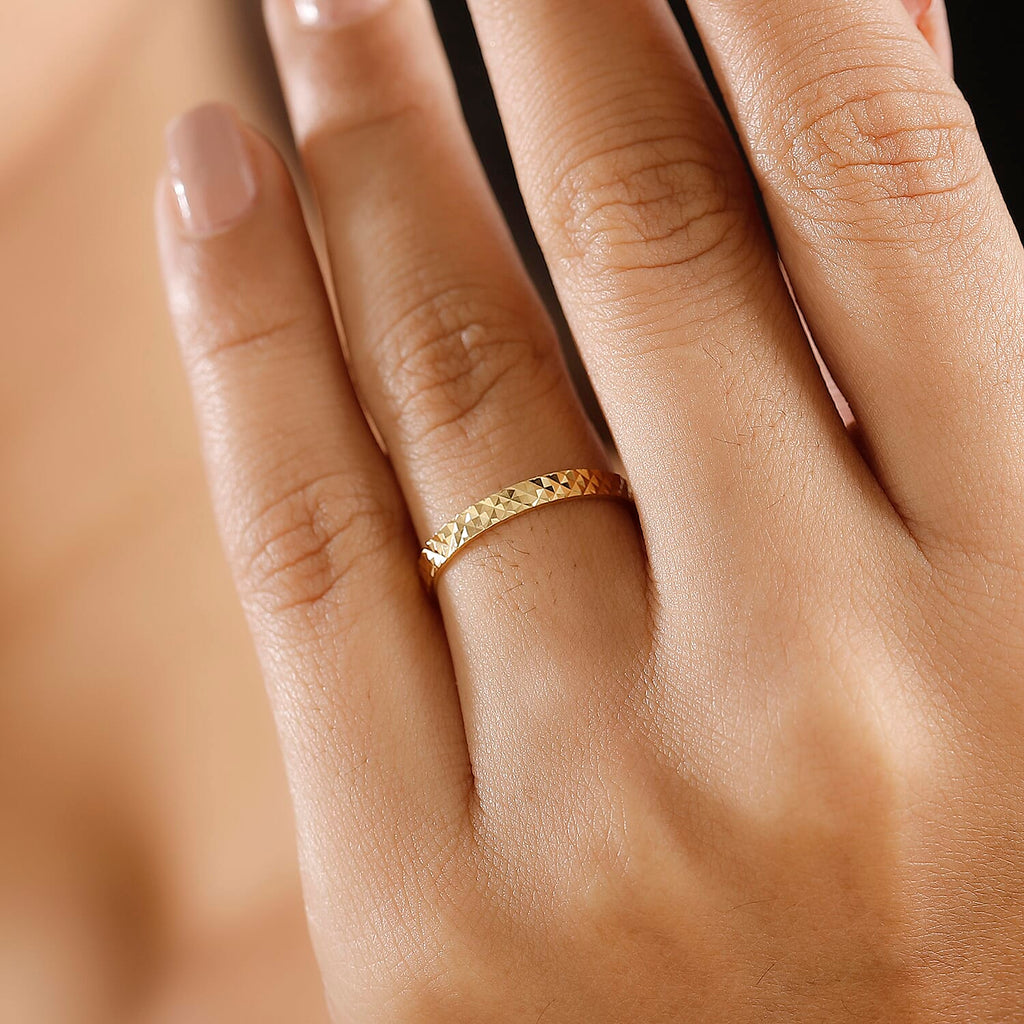 22K Yellow Gold Band Ring