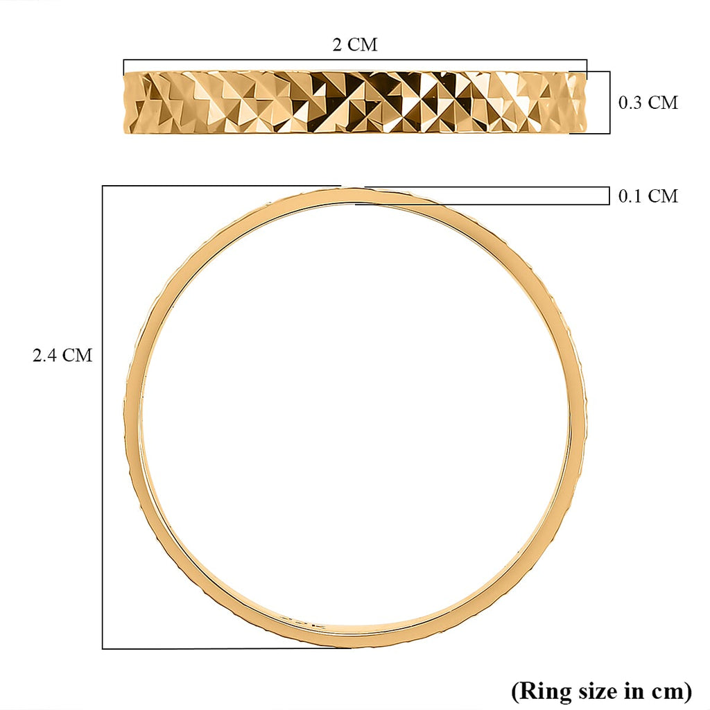 22K Yellow Gold Band Ring