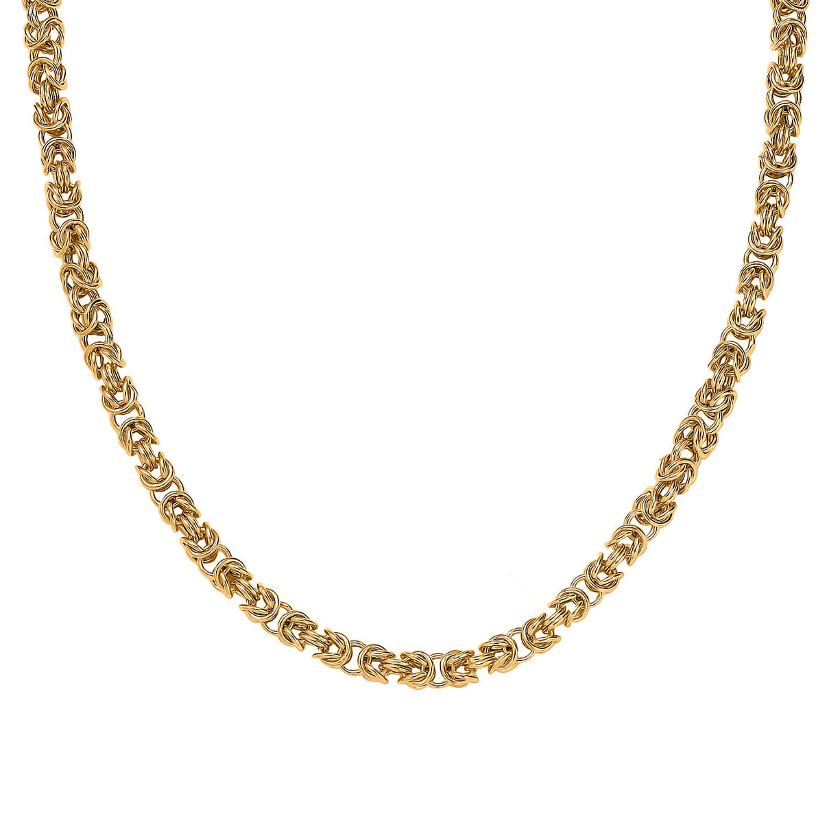 22K Yellow Gold Byzantine Necklace (Size - 20), Gold Wt. 12.74 Gms 8019440 4