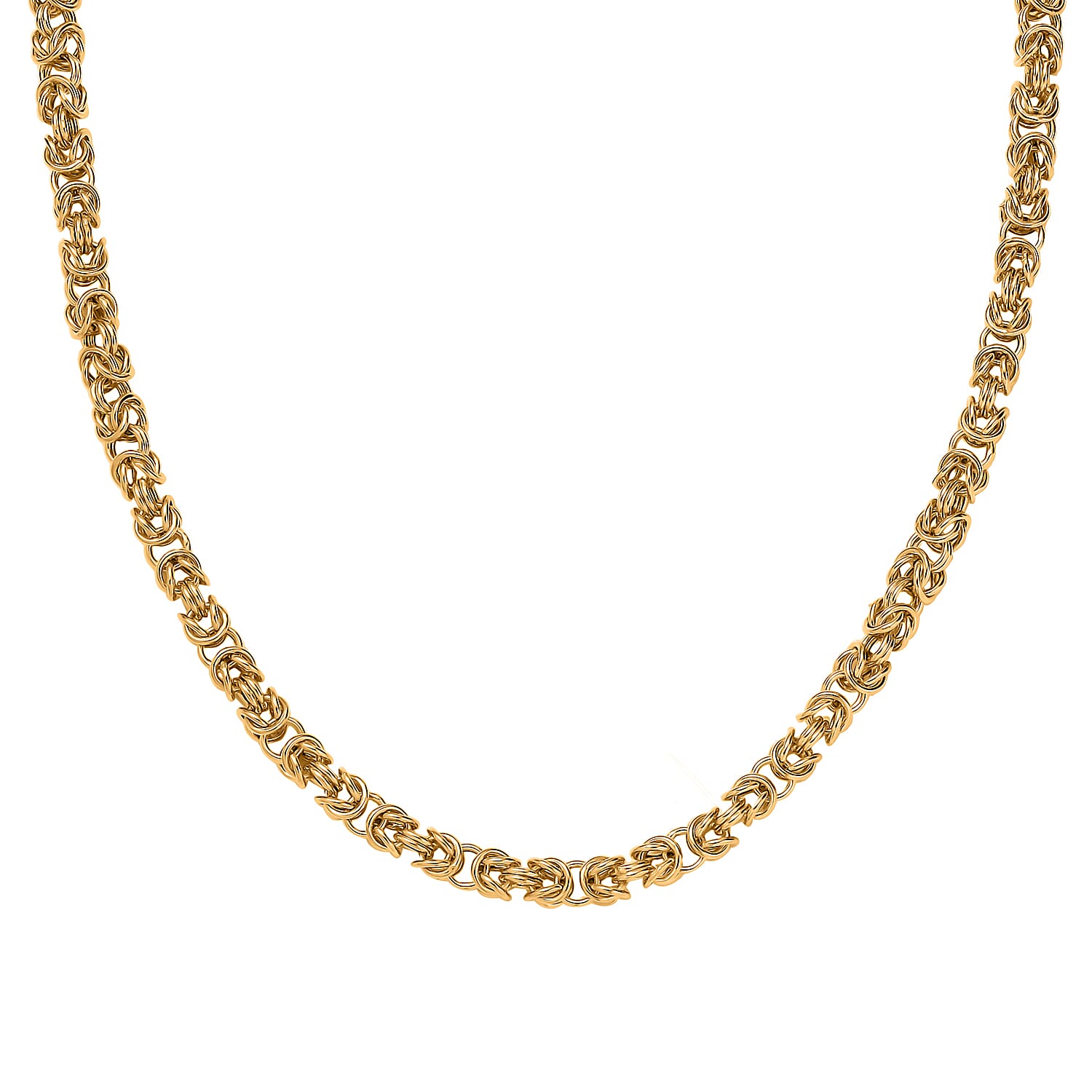 22K Yellow Gold Byzantine Necklace (Size - 20), Gold Wt. 12.74 Gms 8019440 4