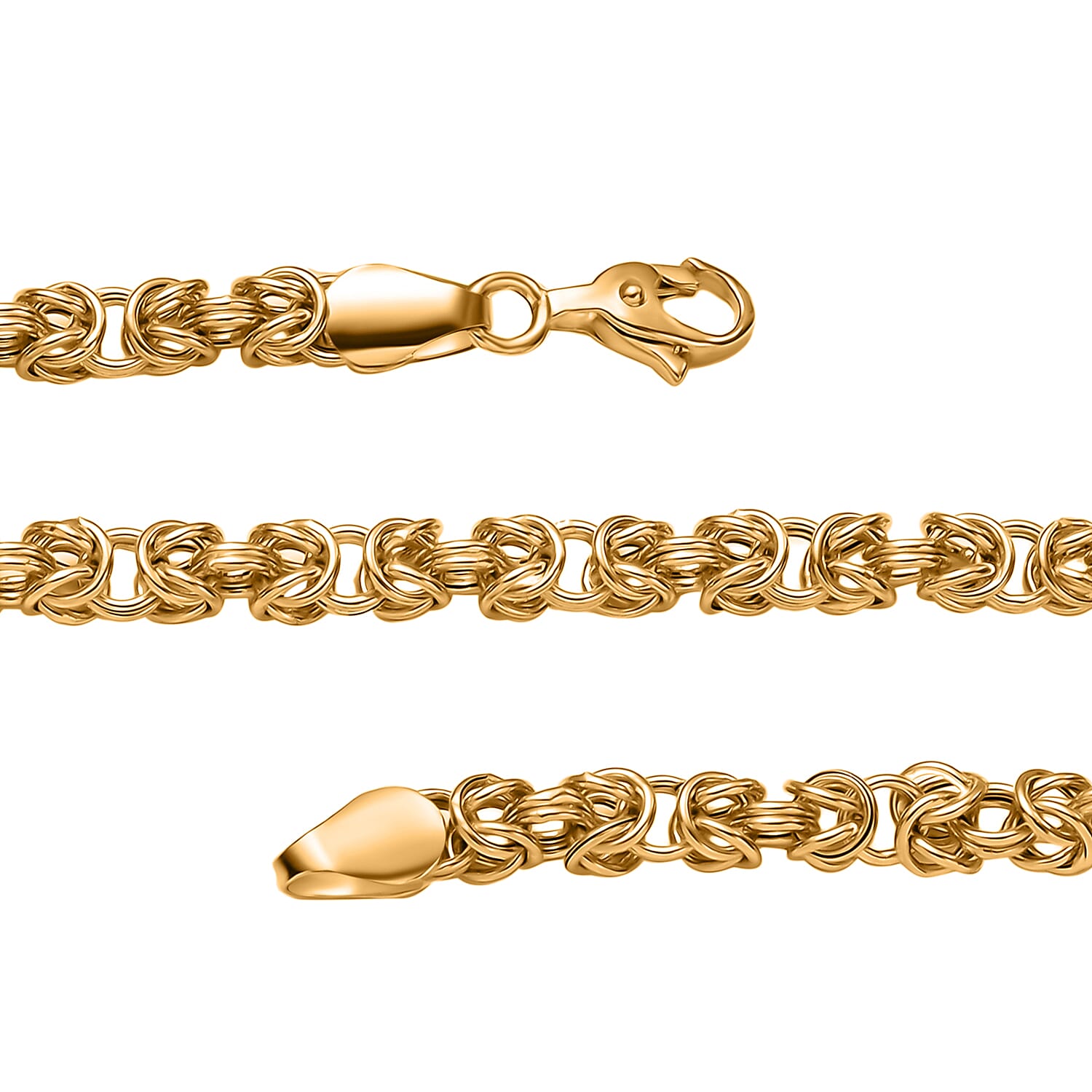 22K Yellow Gold Byzantine Necklace (Size - 20), Gold Wt. 12.74 Gms 8019440 6