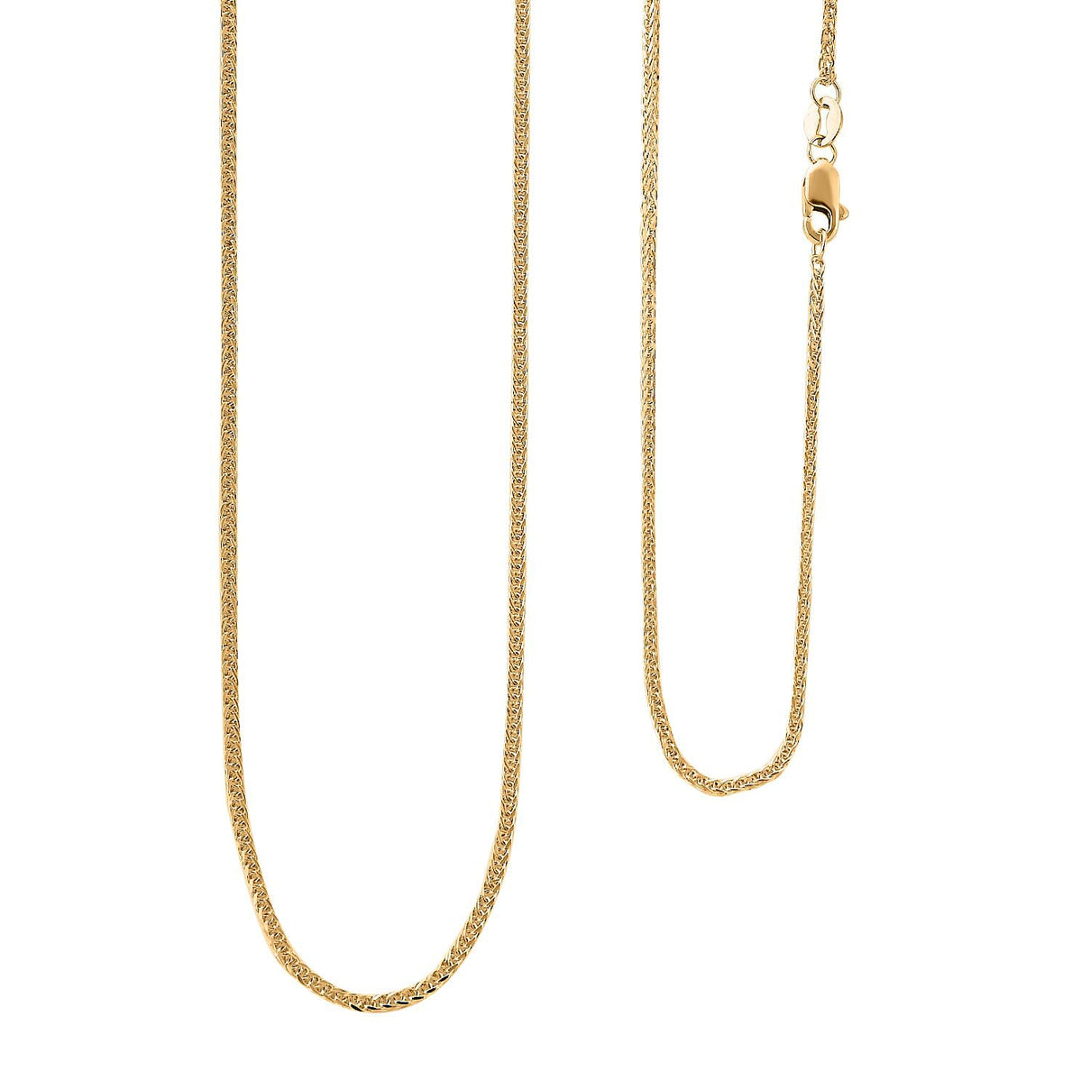 22K Yellow Gold Franco Necklace (Size - 20) 7656911 0