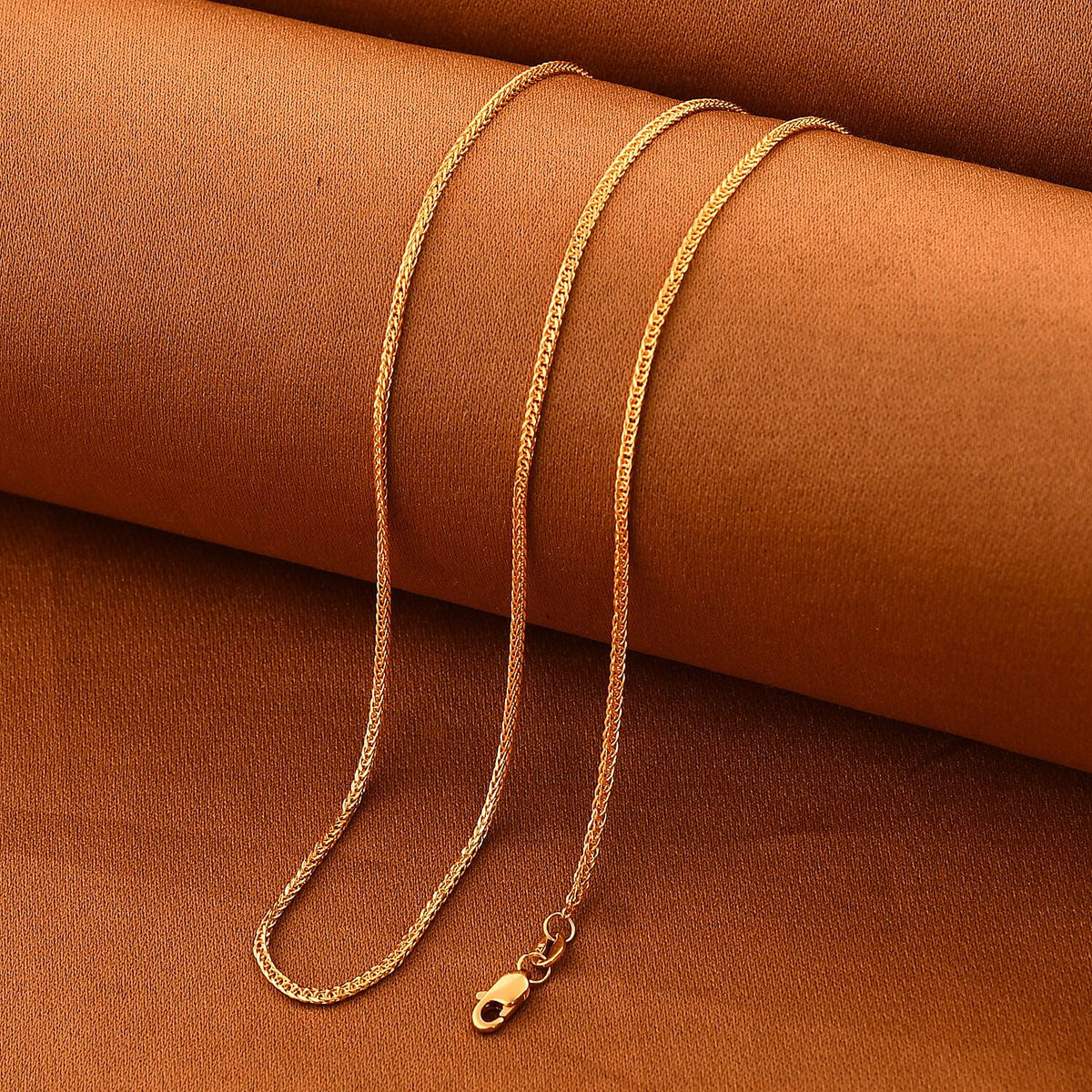 22K Yellow Gold Spiga Necklace (Size - 20) 7748057 4