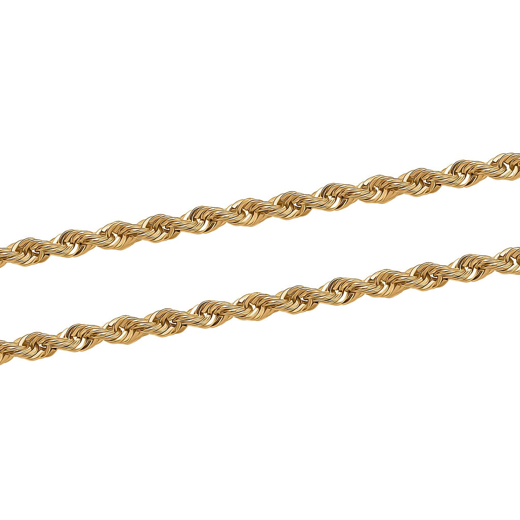 One Time Offer - 22K (91.6% Pure Gold) Yellow Gold Rope Necklace (Size - 20), Gold Wt. 4.42 Gms.