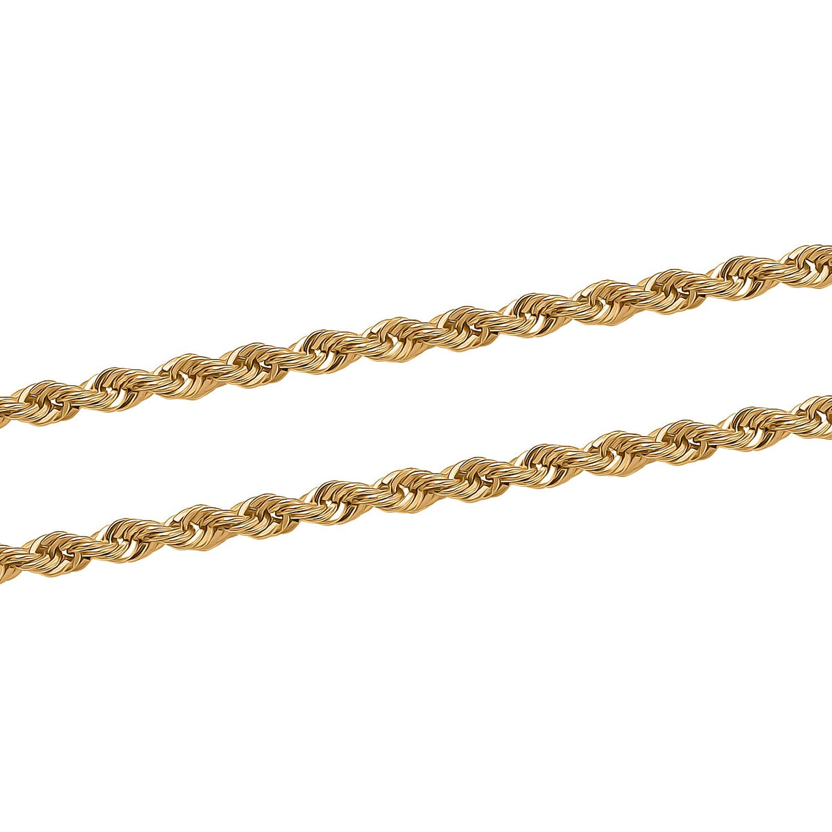One Time Deal - 22K Yellow Gold (91.6 Purity) Rope Necklace (Size - 20) 7817299 4