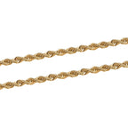 One Time Offer - 22K (91.6% Pure Gold) Yellow Gold Rope Necklace (Size - 20), Gold Wt. 4.42 Gms.