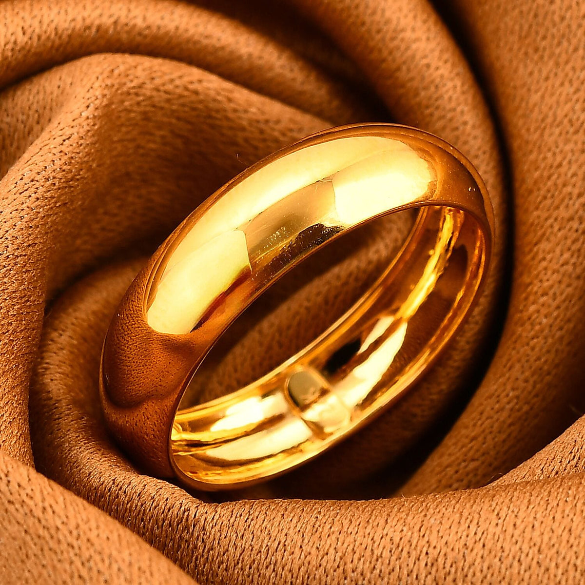 Royal Bali Collection 22K Yellow Gold Wedding Band Ring (91.66% Purity) 7860977 2