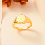 JCK Vegas Mega Closeout - 22K Yellow Gold SIGNET Ring (91.6% Gold Purity)
