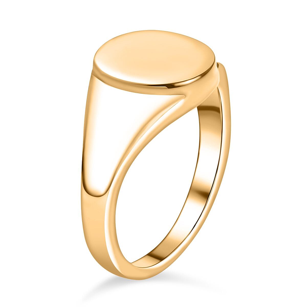 JCK Vegas Mega Closeout - 22K Yellow Gold Signet Ring (91.6% Gold Purity) 7852342 3