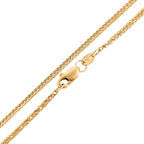 22K Yellow Gold Spiga Necklace (Size - 20)