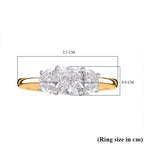 22K Yellow Gold   White Diamond  Ring 0.00 ct,  Gold Wt. 3.61 Gms  0.001  Ct.