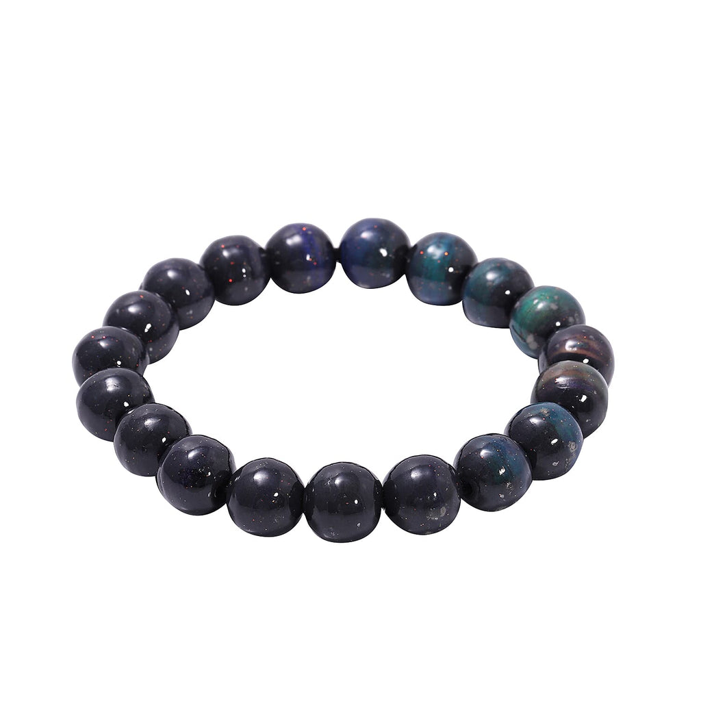 Hematite Mood Change Beaded Stretchable Bracelet 235.00 Ct.