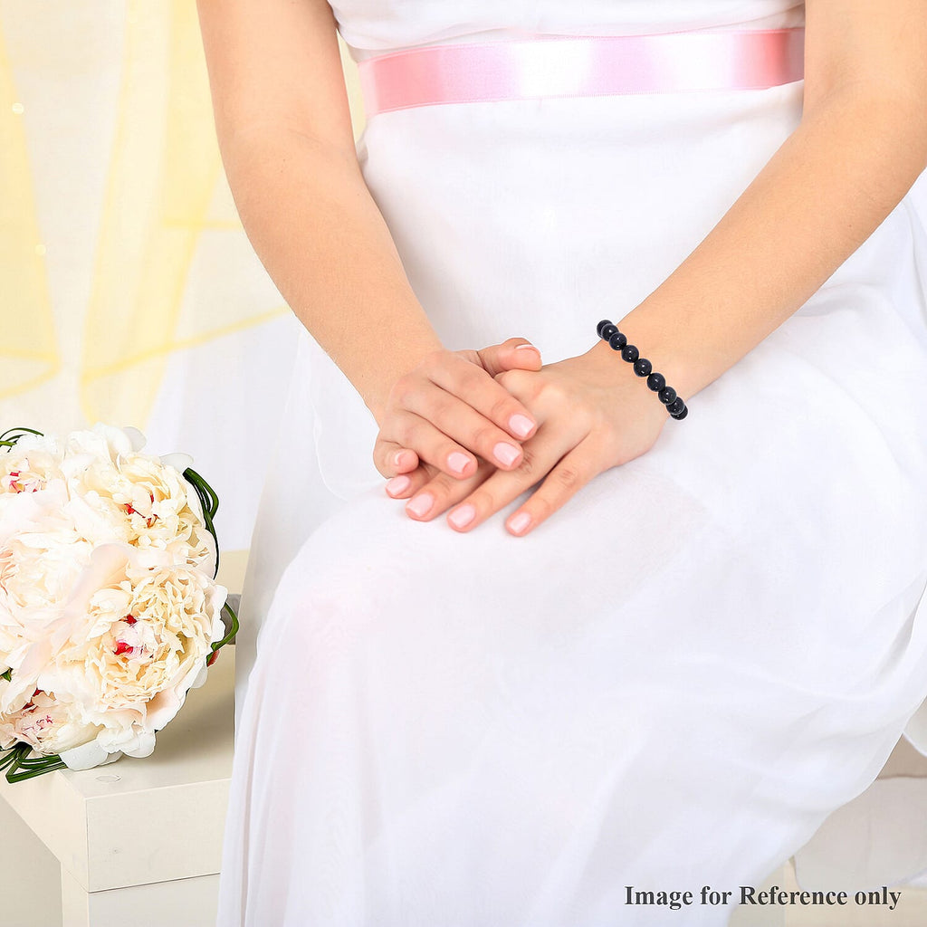 Hematite Mood Change Beaded Stretchable Bracelet 235.00 Ct.