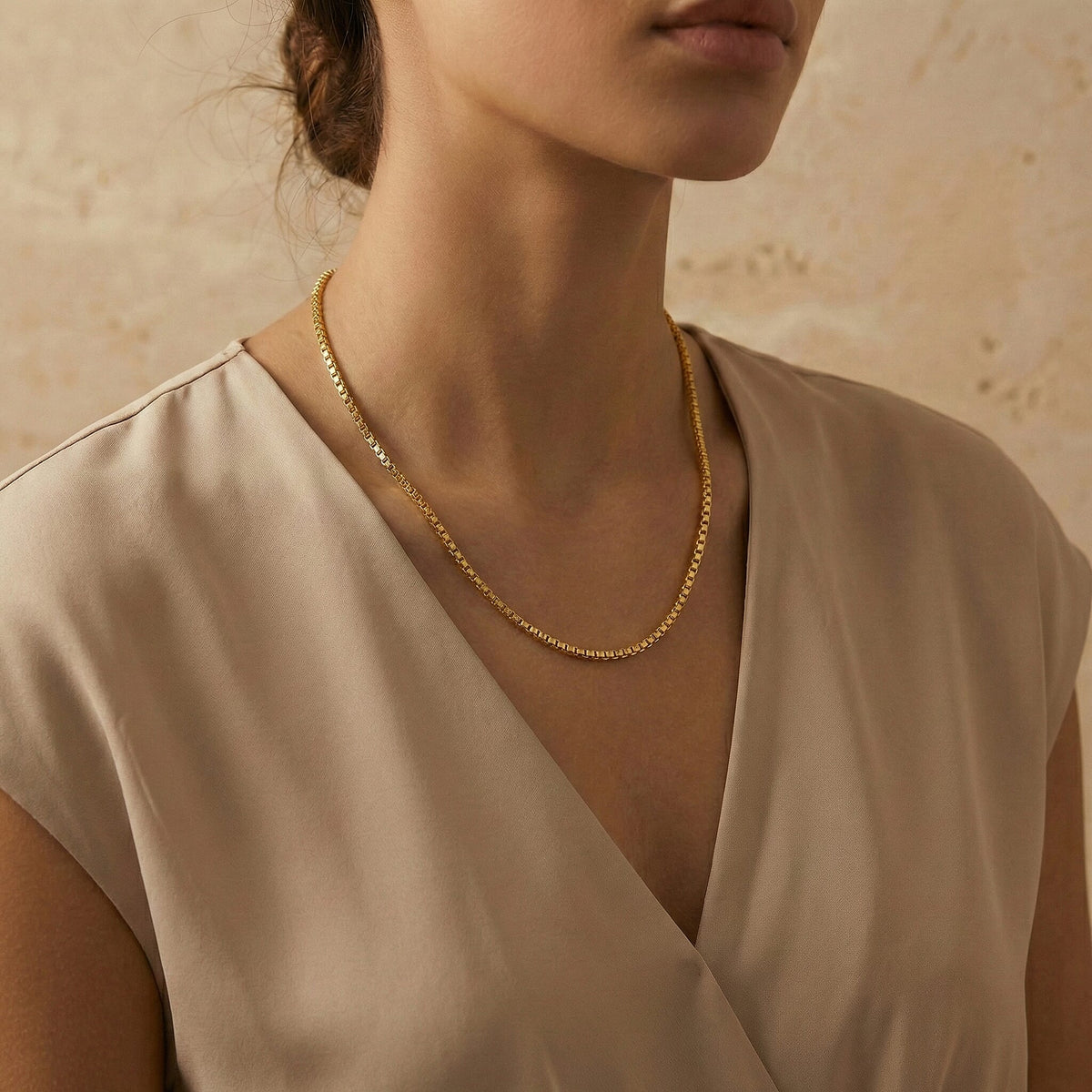 23K Yellow Gold ( 95.8% Purity) Designer Necklace with S-Clasp 18 Inch 8321686 5