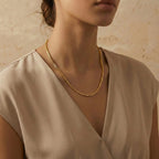 23K Yellow Gold ( 95.8% Purity) Designer Belcher Necklace (Size 18), Gold Wt. 4.00 Gms.