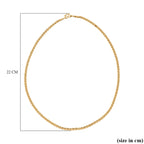 23K Yellow Gold ( 95.8% Purity) Designer Belcher Necklace (Size 18), Gold Wt. 4.00 Gms.