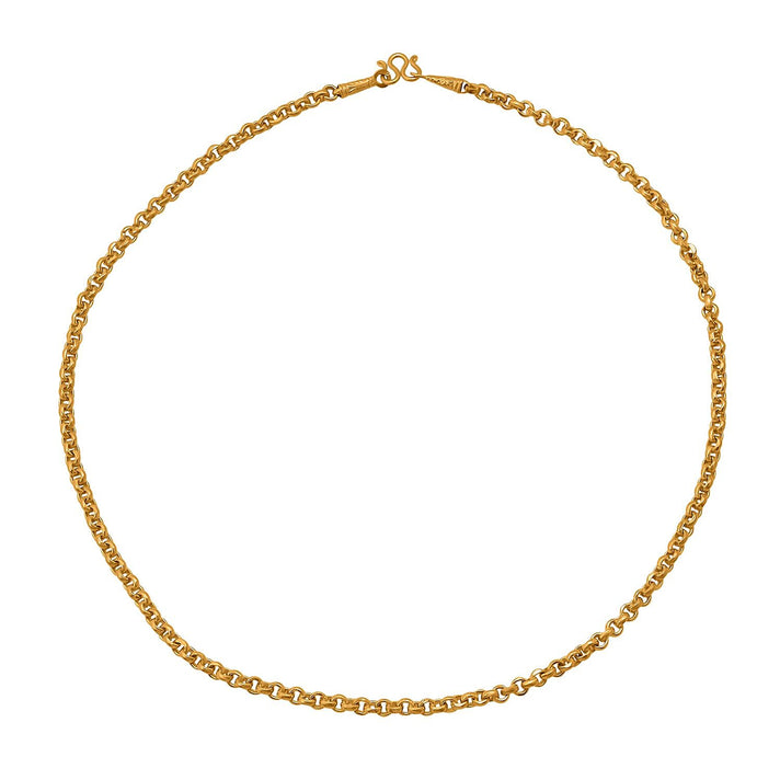 DOORBUSTER DEAL - 23K Yellow Gold (95.8 % Purity) Belcher Necklace (Size-19 ) Gold Wt. 7.60 Gms. 8356770 1