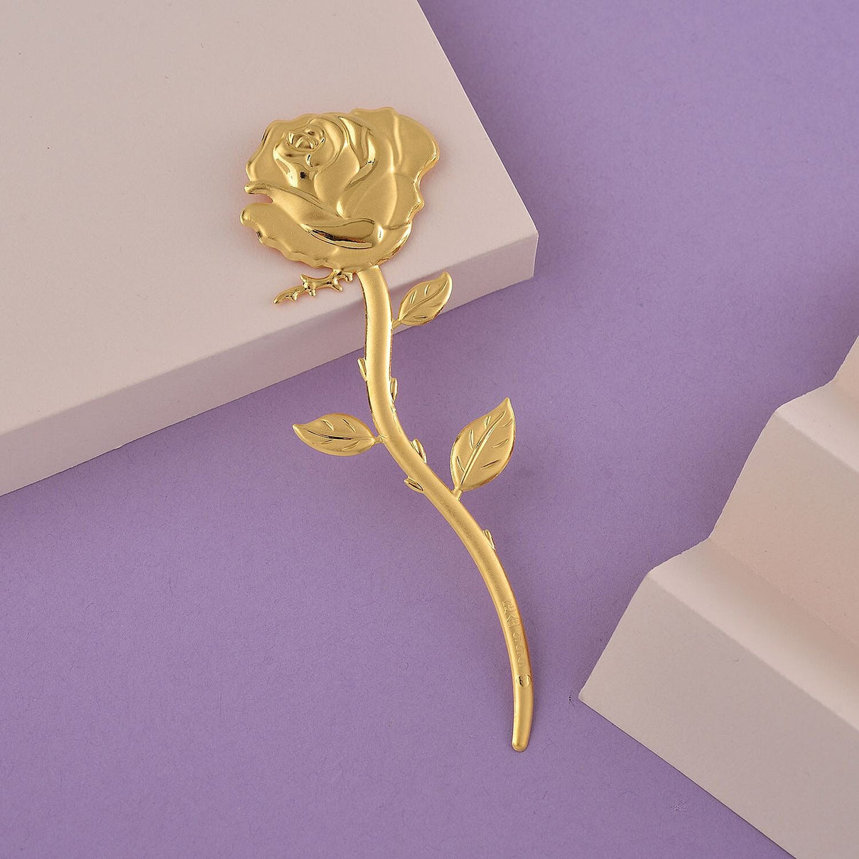 24K Yellow Gold Rose 8050099 1