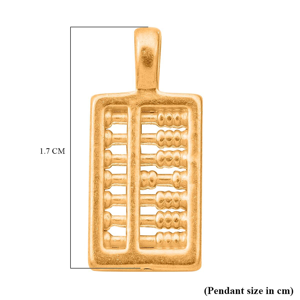 24K Yellow Gold Abacus Pendant 8015947 5