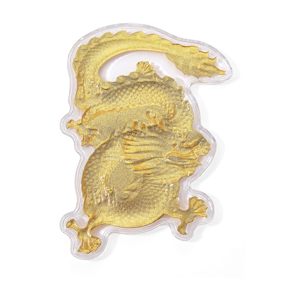 24K Yellow Gold Dragon Pattern Collectable V32740879 4