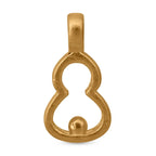 24K Yellow Gold Calabash Pendant