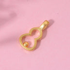 24K Yellow Gold Calabash Pendant