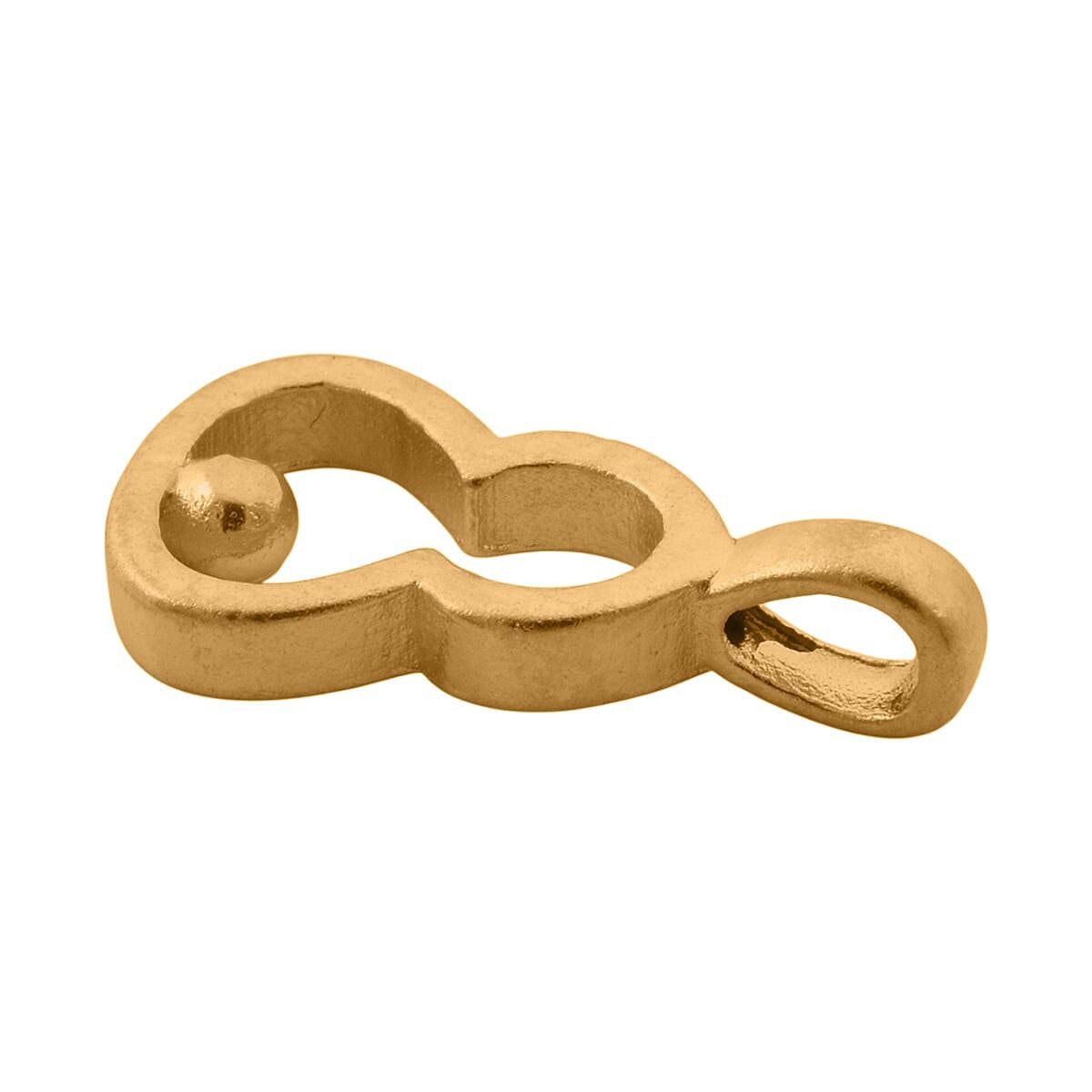24K Yellow Gold Calabash Pendant 8114598 3