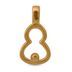 24K Yellow Gold Calabash Pendant