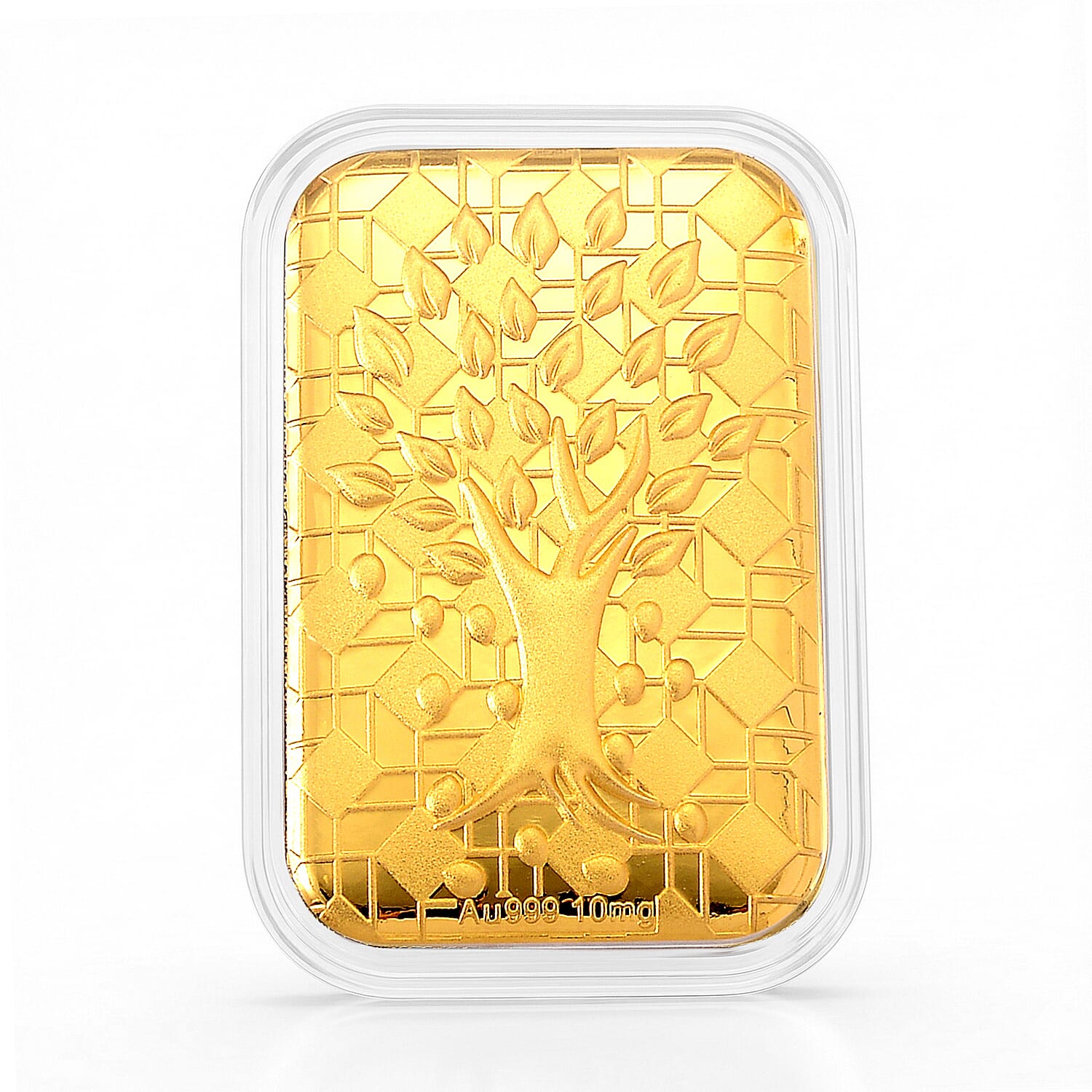 24K Yellow Gold Embossed Tree of Life Collectable 8321911 0