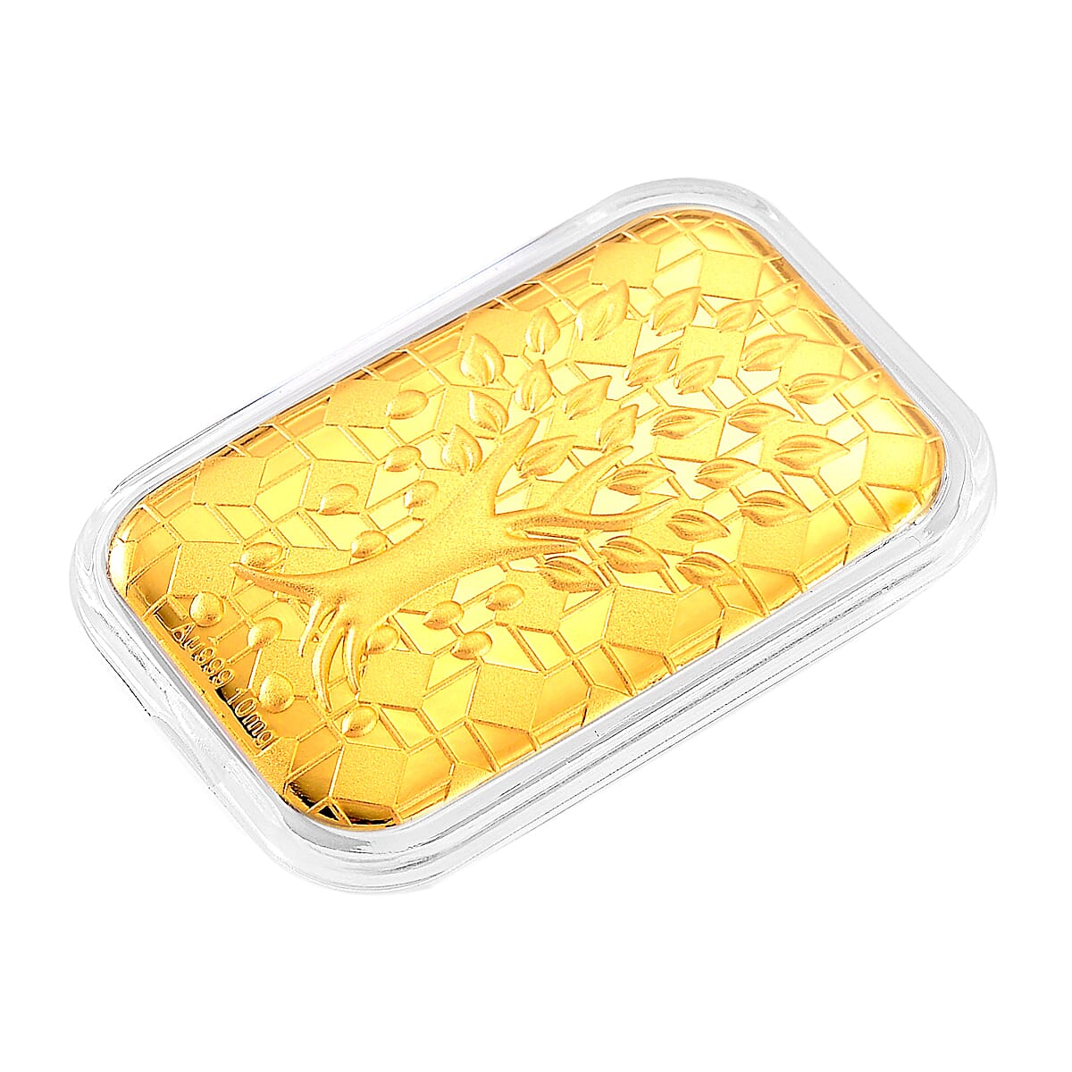 24K Yellow Gold Embossed Tree of Life Collectable 8321911 3