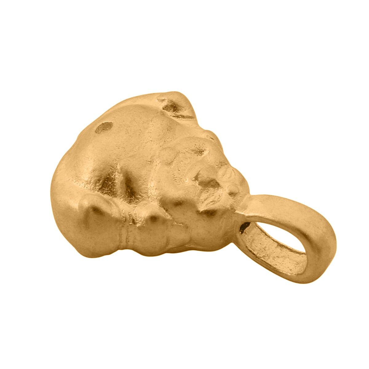 24K Yellow Gold Laughing Buddha Pendant 8114585 3