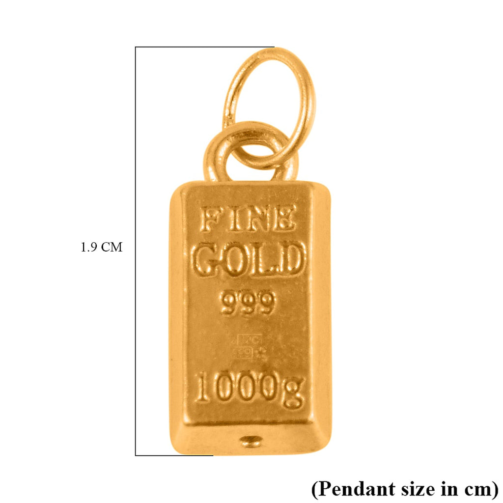24K Yellow Gold Pendant