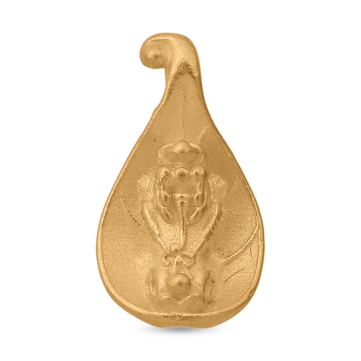 24K Yellow Gold Pixiu Leaf Pendant 8114597 0
