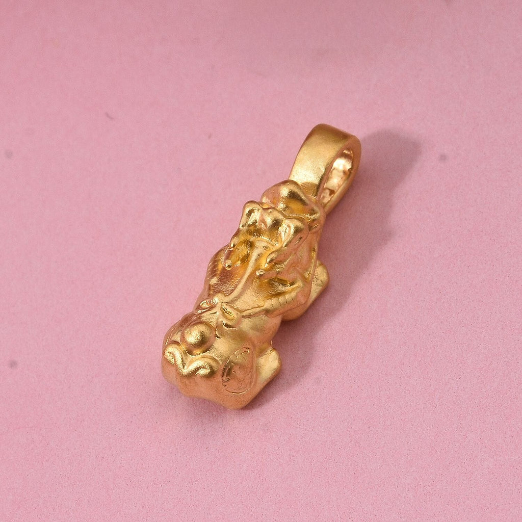 24K Yellow Gold Pixiu Pendant
