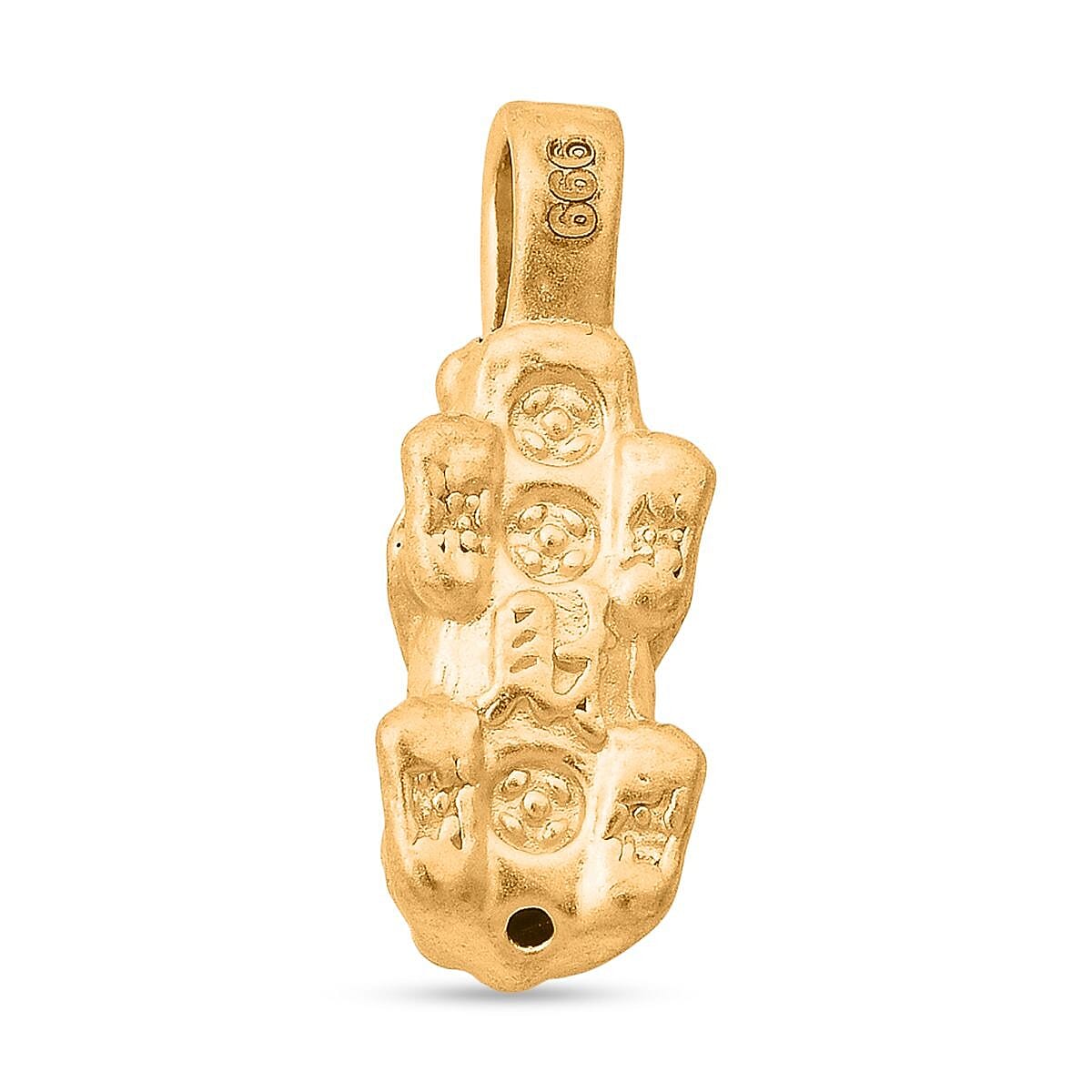 24K Yellow Gold Pixiu Pendant 8015948 5