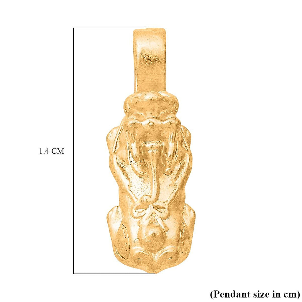 24K Yellow Gold Pixiu Pendant