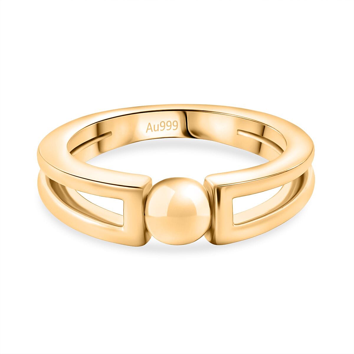 Designer Inspired - 24K Yellow Gold (99.9% Gold Purity) Ring 8133296 0
