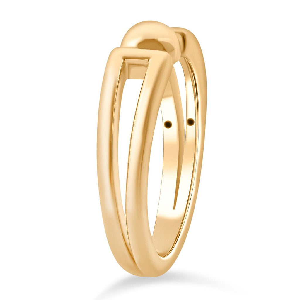 Designer Inspired - 24K Yellow Gold (99.9% Gold Purity) Ring