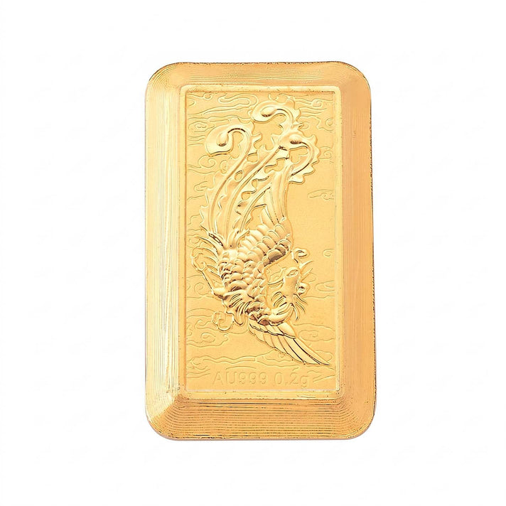 24K Yellow Gold Phoenix Embossed Collectable 8165969 1
