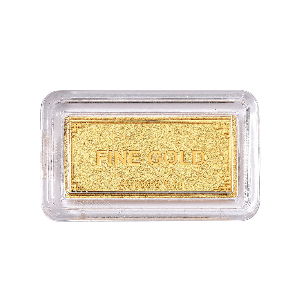 Vicenza Showcase Buy- 24K Gold (99.9% Gold Purity) Bar 20X10 mm