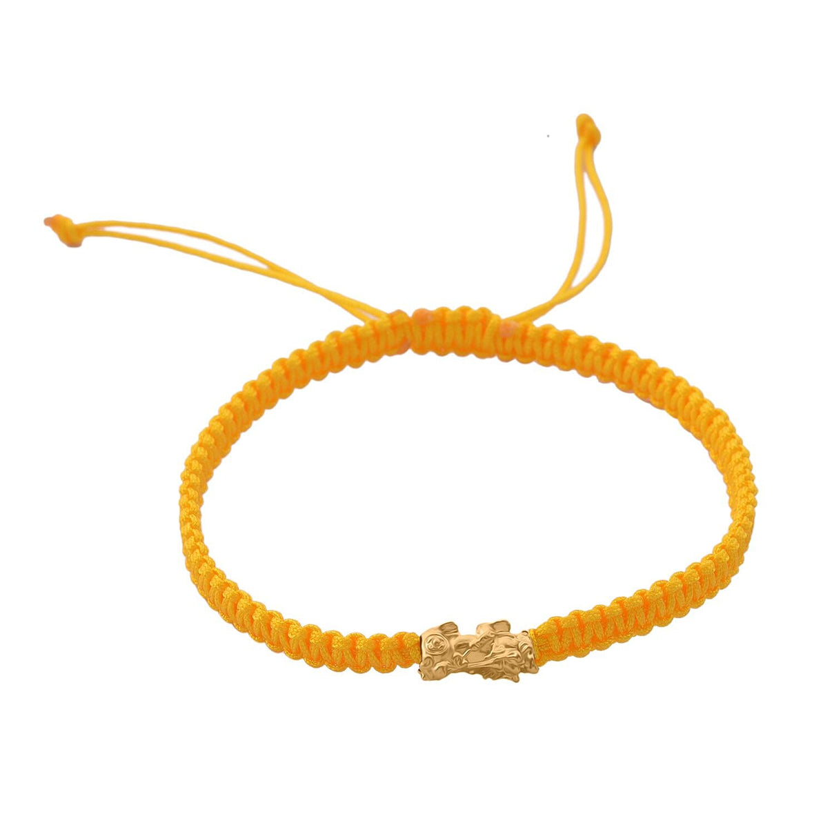 24K Yellow Gold Standard Yellow Thread Bracelet (Size - 7 Adjustable) 7990745 0