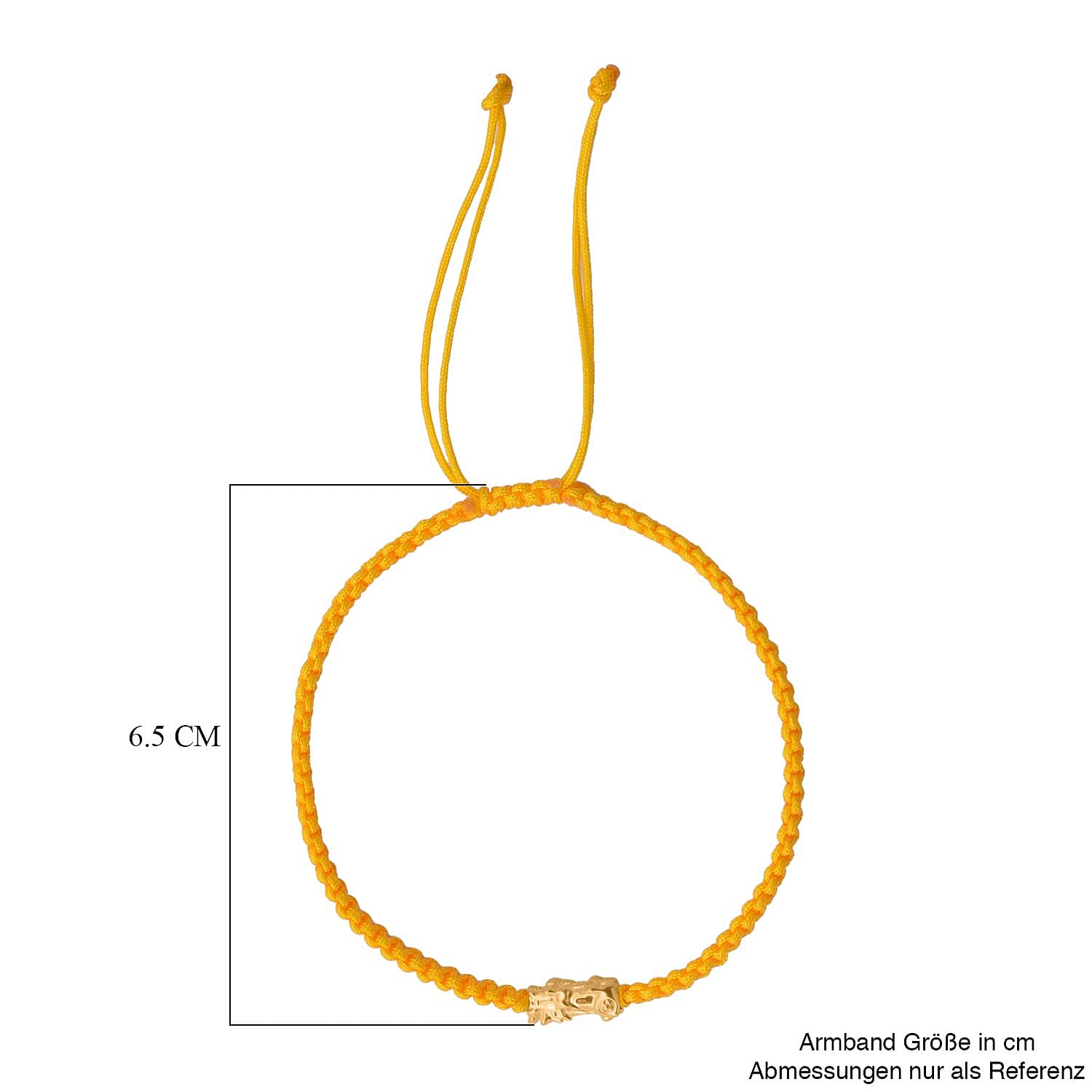 24K Yellow Gold Standard Yellow Thread Bracelet (Size - 7 Adjustable) 7990745 5