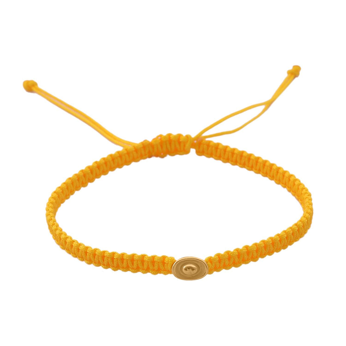 24K Yellow Gold Standard Yellow Thread Bracelet (Size - 7 Adjustable) 7990781 0