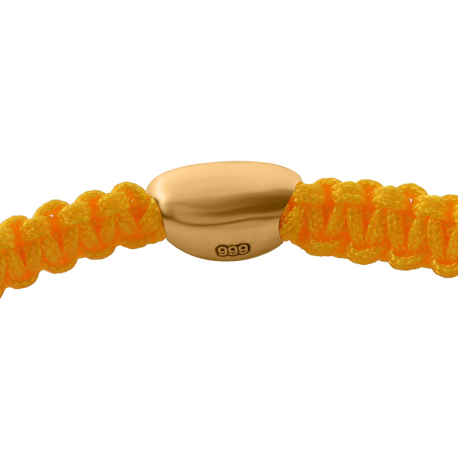 24K Yellow Gold Standard Yellow Thread Bracelet (Size - 7 Adjustable) 7990781 3