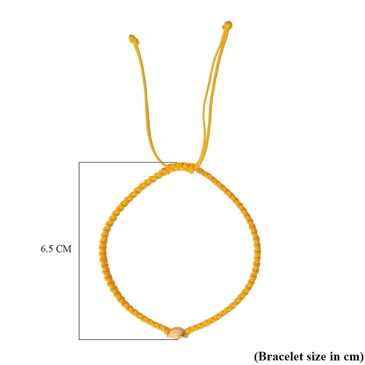 24K Yellow Gold Standard Yellow Thread Bracelet (Size - 7 Adjustable) 7990781 5