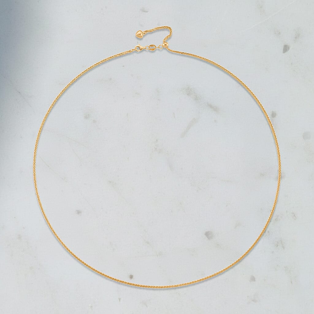 RACHEL GALLEY - 24K Yellow Gold Chain (Size - 20 Adjustable) with Lobster Clasp, Gold Wt. 8.00 Gms 8377933 2