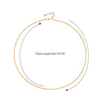 RACHEL GALLEY 24K Yellow Gold Chain (Size - 20 Adjustable) with Lobster Clasp, Gold Wt. 7.30 Gms