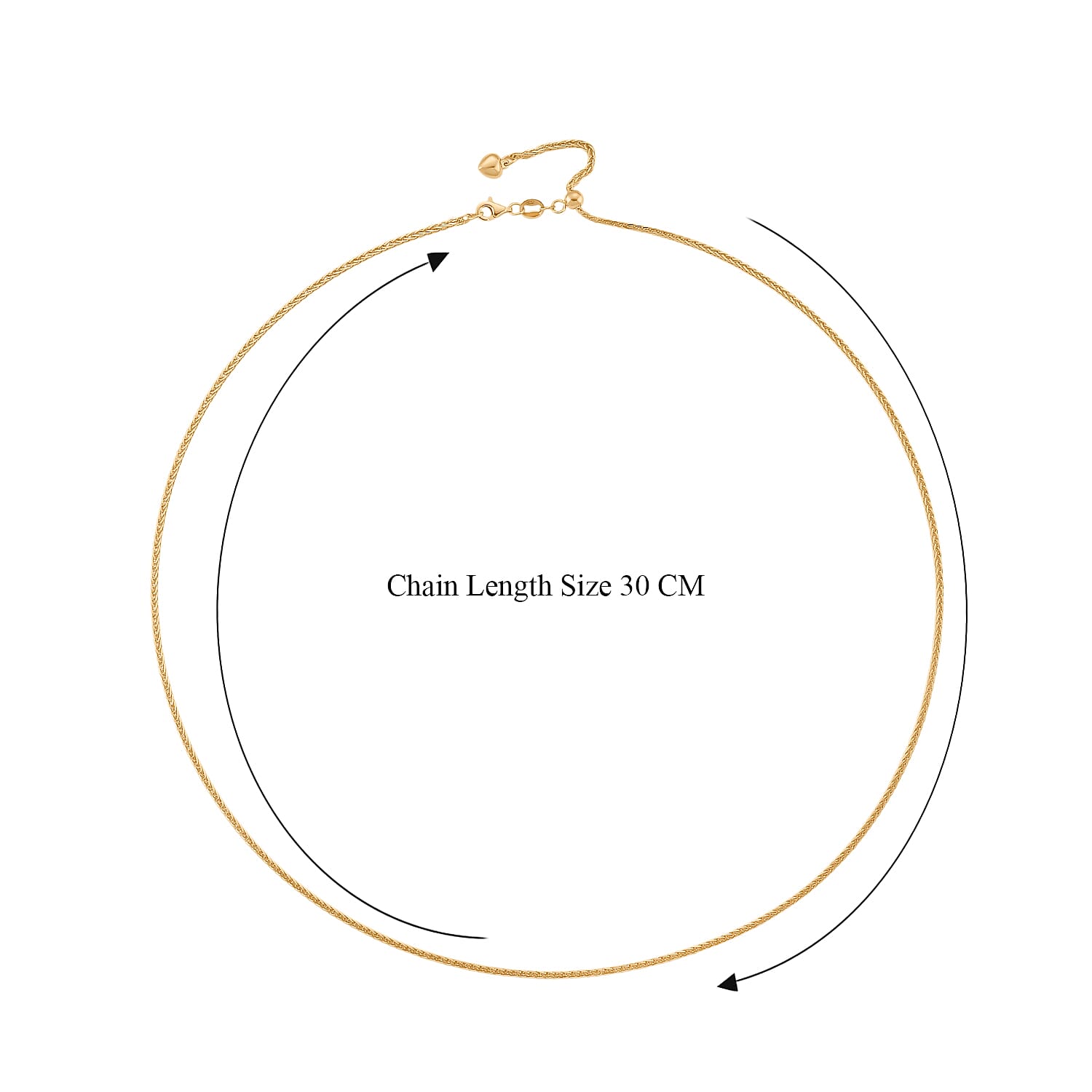 RACHEL GALLEY - 24K Yellow Gold Chain (Size - 20 Adjustable) with Lobster Clasp, Gold Wt. 8.00 Gms 8377933 6