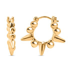 24K Yellow Gold (99.9% Purity) Standard Earring with Clasp