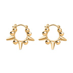 24K Yellow Gold (99.9% Purity) Standard Earring with Clasp